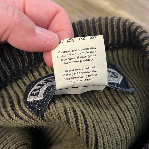 90’s BLUE WILLI’S WOOL/COTTON BLEND PULLOVER SWEATER VINTAGE SIZE LARGE - Picture 16 of 16